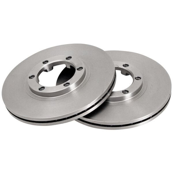 2 Brake Discs Vented Ø 257 mm 22 mm A.B.S. for e.g. ISUZU Campo