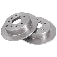2 Brake Discs solid Ø 266 mm 10.2 mm A.B.S. for...