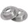 2 Brake Discs solid Ø 266 mm 10.2 mm A.B.S. for e.g. MAZDA 929