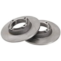 2 Brake Discs solid Ø 226 mm 10 mm A.B.S. for e.g....