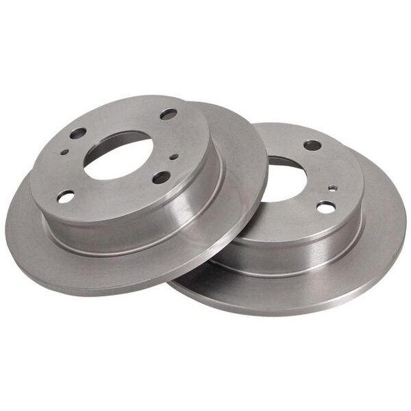 2 Brake Discs solid Ø 231 mm 10 mm A.B.S. for e.g. TOYOTA Corolla