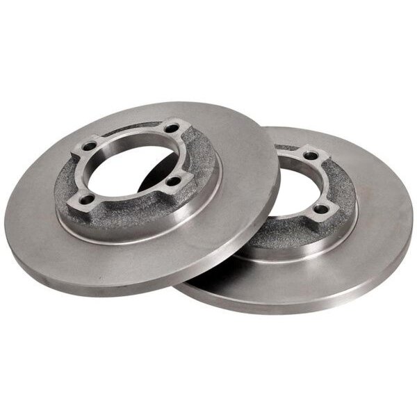 2 Brake Discs solid Ø 219 mm 13 mm A.B.S. for e.g. KIA Pride