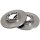 2 Brake Discs solid Ø 219 mm 13 mm A.B.S. for e.g. KIA Pride