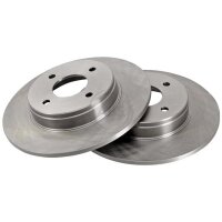 2 Brake Discs solid Ø 290 mm 10 mm A.B.S. for...
