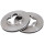 2 Brake Discs Vented Ø 260 mm 23 mm A.B.S. for e.g. HONDA Accord