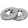2 Brake Discs Vented Ø 260 mm 26 mm A.B.S. for e.g. NISSAN Pickup