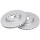 2 Brake Discs Vented Ø 284 mm 22 mm A.B.S. for e.g. FIAT 500C / 595C / 695C