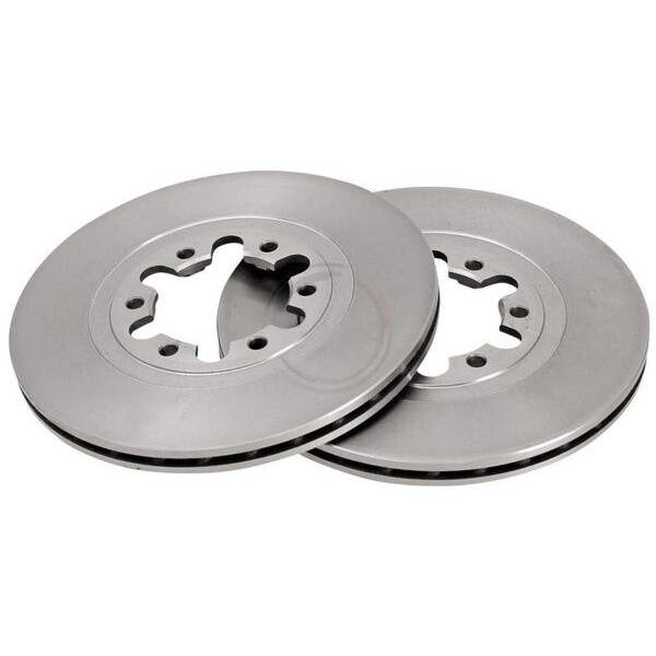 2 Brake Discs Vented Ø 268 mm 20 mm A.B.S. for MAZDA
