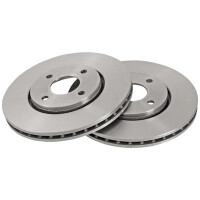 2 Brake Discs Vented Ø 278 mm 24 mm A.B.S. for...