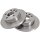 2 Brake Discs solid Ø 260 mm 16 mm A.B.S. for VOLKSWAGEN