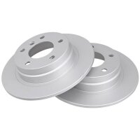 2 Brake Discs solid Ø 280 mm 9.9 mm A.B.S. for...