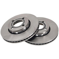2 Brake Discs Vented Ø 276 mm 25 mm A.B.S. for...