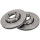 2 Brake Discs Vented Ø 276 mm 25 mm A.B.S. for e.g. AUDI 90