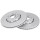 2 Brake Discs Vented Ø 288 mm 25 mm A.B.S. for e.g. AUDI 100