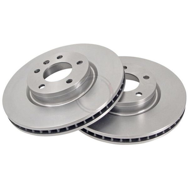 2 Brake Discs Vented Ø 296 mm 28 mm A.B.S. for e.g. OPEL Omega