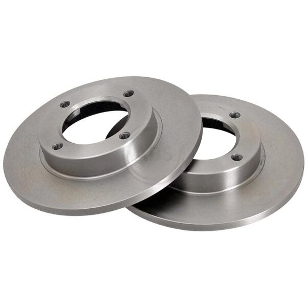 2 Brake Discs solid Ø 212 mm 10 mm A.B.S. for DAIHATSU BEDFORD