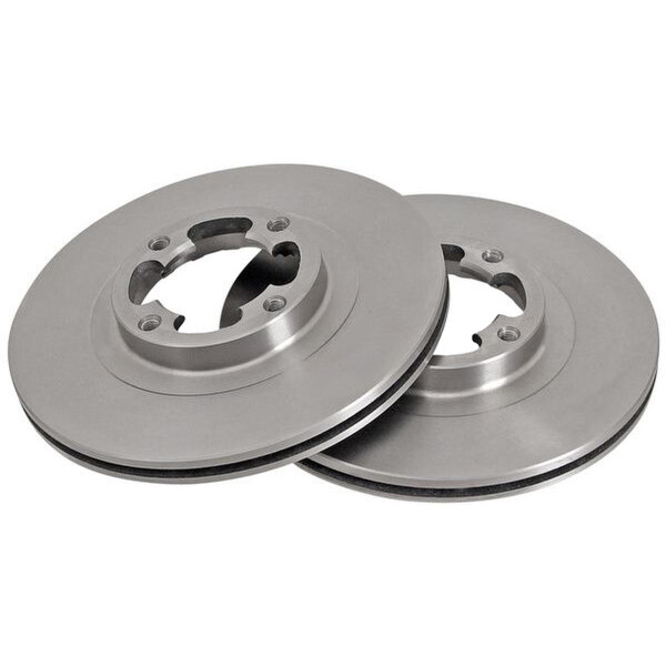 2 Brake Discs Vented Ø 240 mm 18 mm A.B.S. for e.g. SUBARU Justy