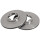 2 Brake Discs Vented Ø 240 mm 18 mm A.B.S. for e.g. SUBARU Justy