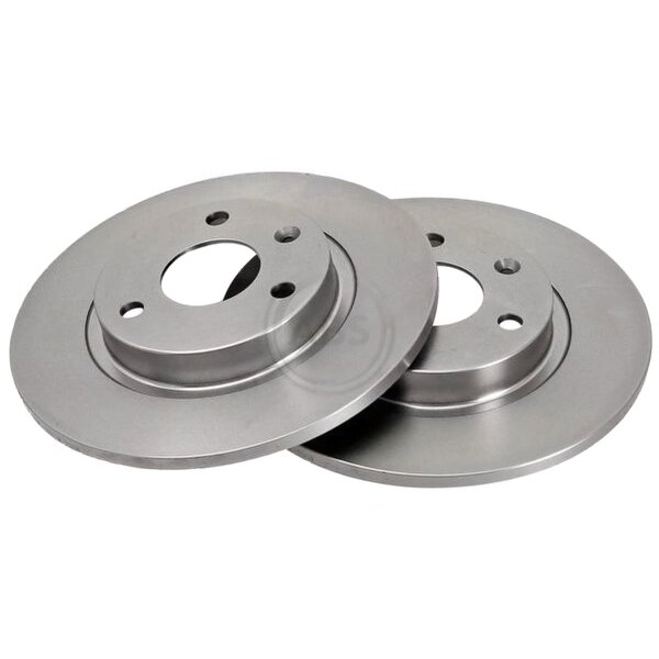 2 Brake Discs solid Ø 247 mm 10 mm A.B.S. for e.g. CITROËN AX