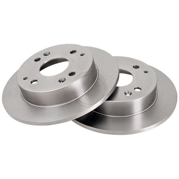 2 Brake Discs solid Ø 260 mm 10 mm A.B.S. for e.g. HONDA Accord