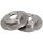 2 Brake Discs solid Ø 258 mm 9 mm A.B.S. for e.g. NISSAN Primera