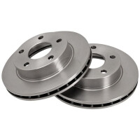 2 Brake Discs Vented Ø 240 mm 24 mm A.B.S. for FORD