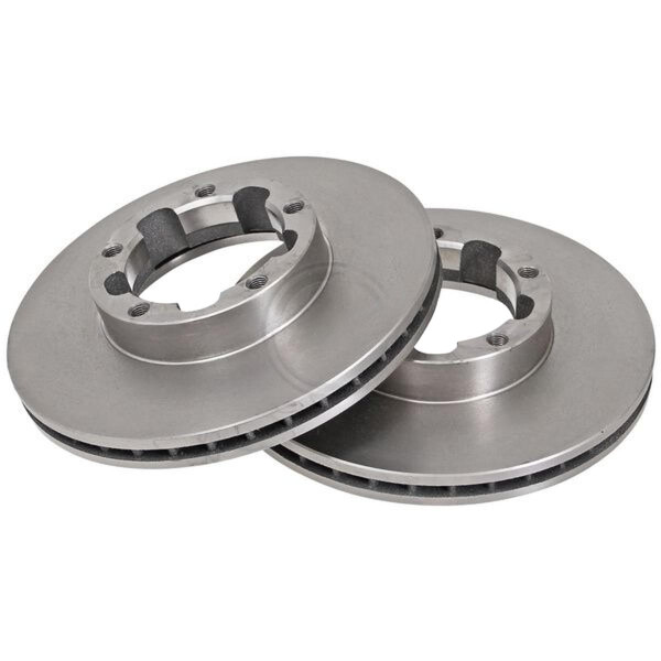 2 Brake Discs Vented Ø 263 mm 24 mm A.B.S. for NISSAN AVIA