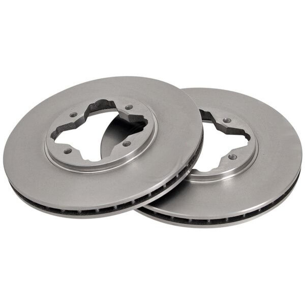 2 Brake Discs Vented Ø 282 mm 23 mm A.B.S. for e.g. HONDA Accord