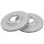 2 Brake Discs Vented Ø 276 mm 24 mm A.B.S. for e.g. MITSUBISHI Galloper