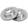 2 Brake Discs Vented Ø 234 mm 18 mm A.B.S. for e.g. DAIHATSU Applause