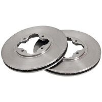 2 Brake Discs Vented Ø 282 mm 25 mm A.B.S. for...
