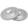 2 Brake Discs Vented Ø 253 mm 20 mm A.B.S. for e.g. FORD Cougar