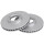 2 Brake Discs Vented Ø 254 mm 24.3 mm A.B.S. for FORD