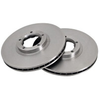 2 Brake Discs Vented Ø 270 mm 24.3 mm A.B.S. for FORD