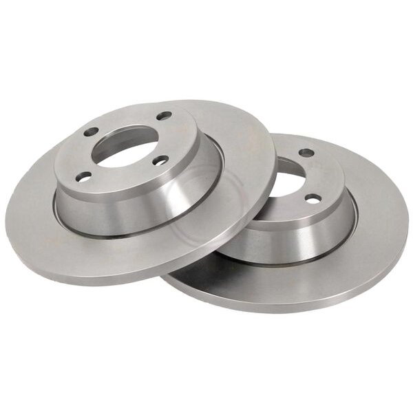 2 Brake Discs solid Ø 280 mm 13 mm A.B.S. for e.g. AUDI 80