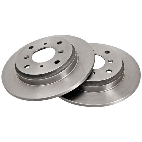 2 Brake Discs solid Ø 260 mm 10 mm A.B.S. for e.g. HONDA Accord