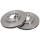 2 Brake Discs Vented Ø 284 mm 24 mm A.B.S. for e.g. OPEL Calibra