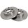 2 Brake Discs solid Ø 235 mm 12 mm A.B.S. for e.g. MAZDA 121
