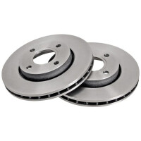 2 Brake Discs Vented Ø 260 mm 24 mm A.B.S. for...