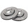 2 Brake Discs Vented Ø 260 mm 24 mm A.B.S. for e.g. FORD Escort