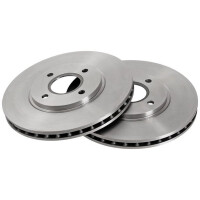 2 Brake Discs Vented Ø 278 mm 24 mm A.B.S. for...