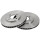 2 Brake Discs Vented Ø 278 mm 24 mm A.B.S. for e.g. FORD Escort