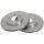 2 Brake Discs Vented Ø 260 mm 22 mm A.B.S. for CHRYSLER Voyager