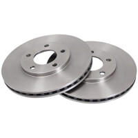 2 Brake Discs Vented Ø 282 mm 24 mm A.B.S. for...