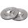 2 Brake Discs Vented Ø 282 mm 24 mm A.B.S. for e.g. CHRYSLER Voyager