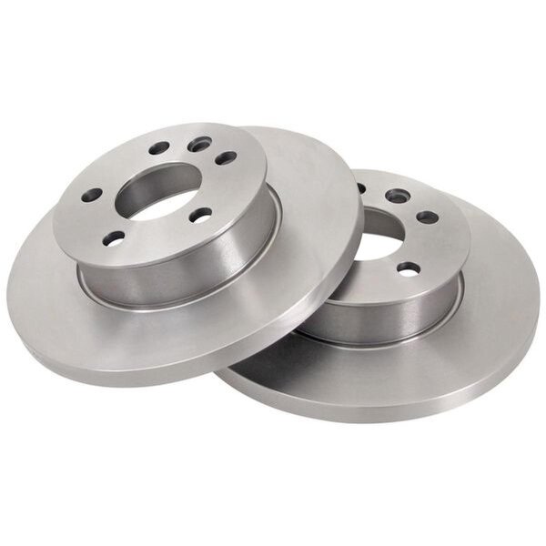 2 Brake Discs solid Ø 282 mm 18 mm A.B.S. for VOLKSWAGEN