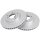 2 Brake Discs Vented Ø 296 mm 28 mm A.B.S. for e.g. BMW 5 Series