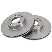 2 Brake Discs Vented Ø 286 mm 24 mm A.B.S. for...