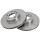 2 Brake Discs Vented Ø 286 mm 24 mm A.B.S. for e.g. OPEL Omega