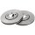 2 Brake Discs Vented Ø 288 mm 25 mm A.B.S. for e.g. VW Golf